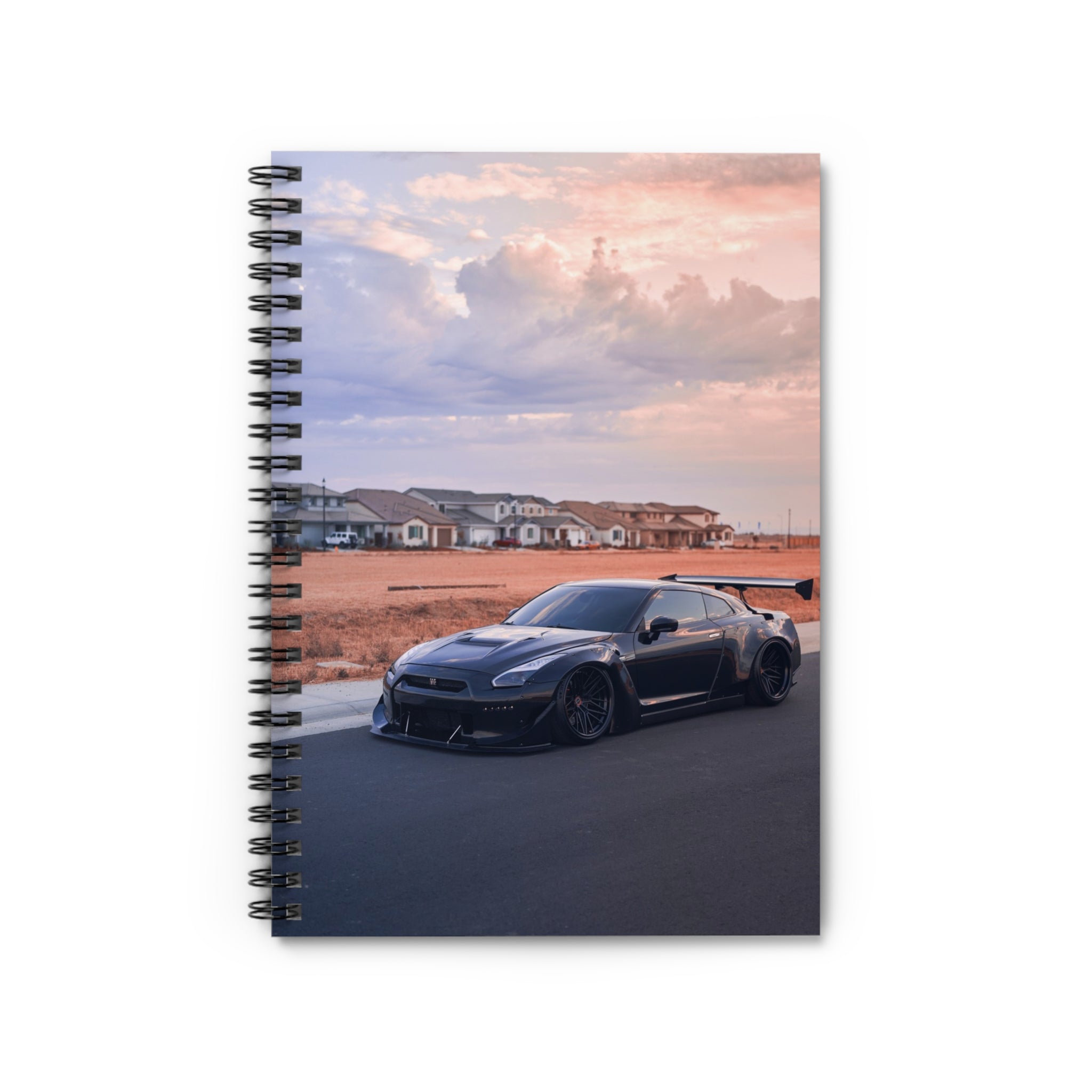 Nissan GTR R35 Automotive Spiral Notebook #012 - Throttle Designs