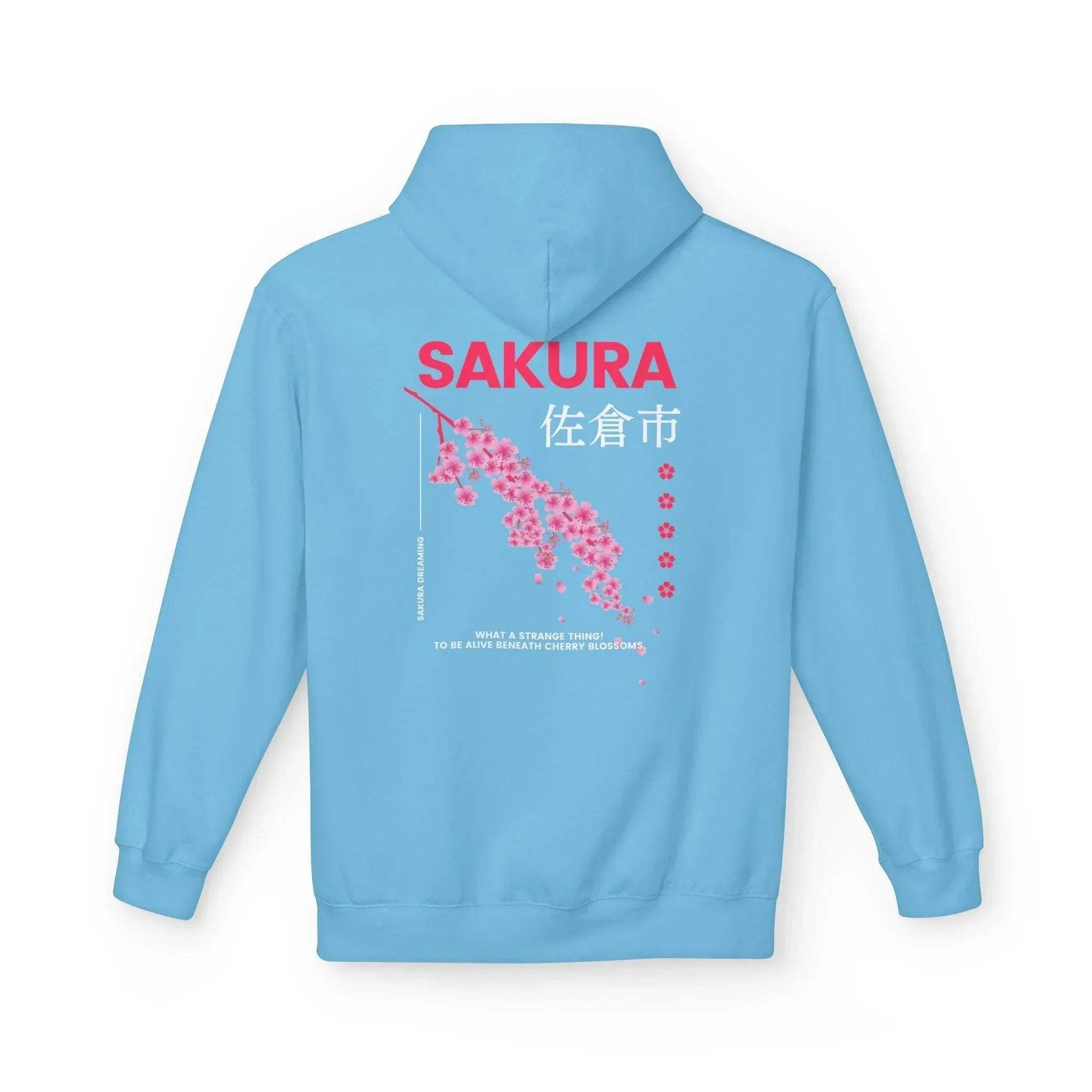 Cozy Sakura Blossom Fleece Hoodie for Ultimate Comfort