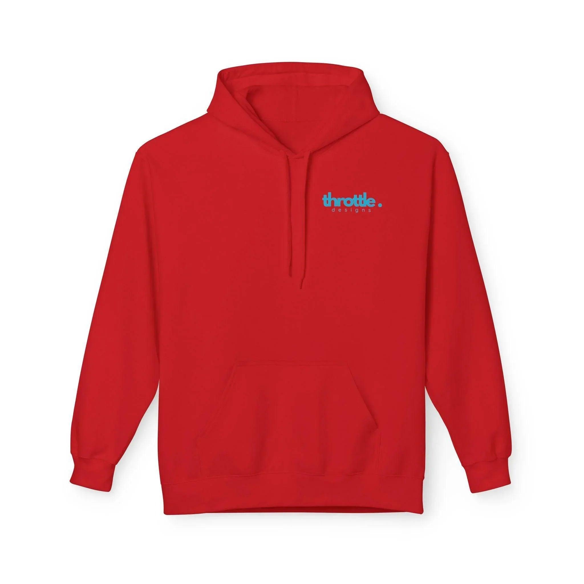 Cozy Retro Palm Tree Sunset Fleece Pullover Hoodie for Ultimate Comfort