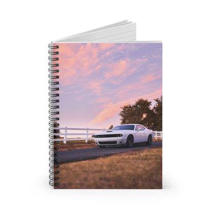 Dodge Challenger Automotive Spiral Notebook #004 - Throttle Designs