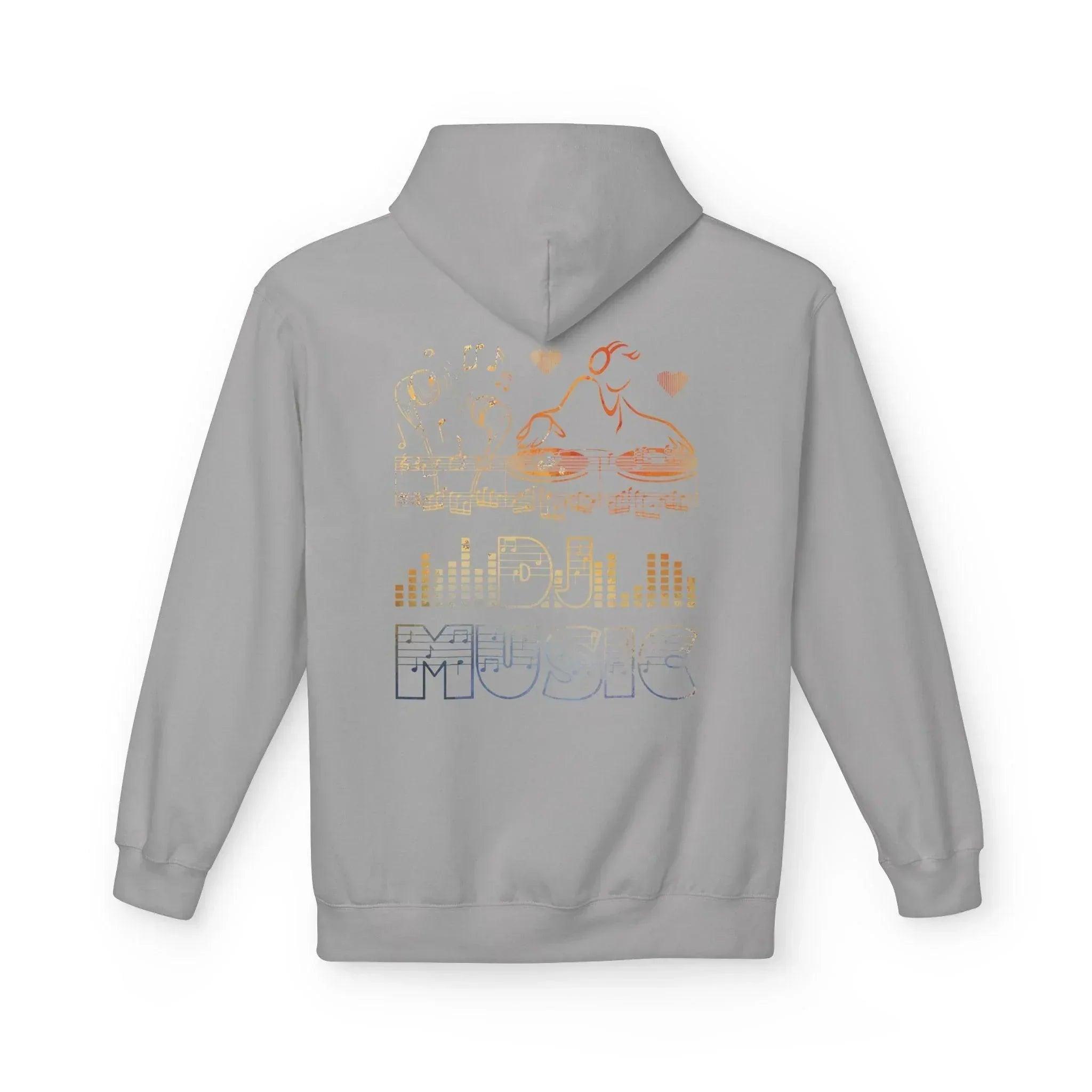 Ultimate DJ Music Lover's Fleece Hoodie: Comfort Meets Style