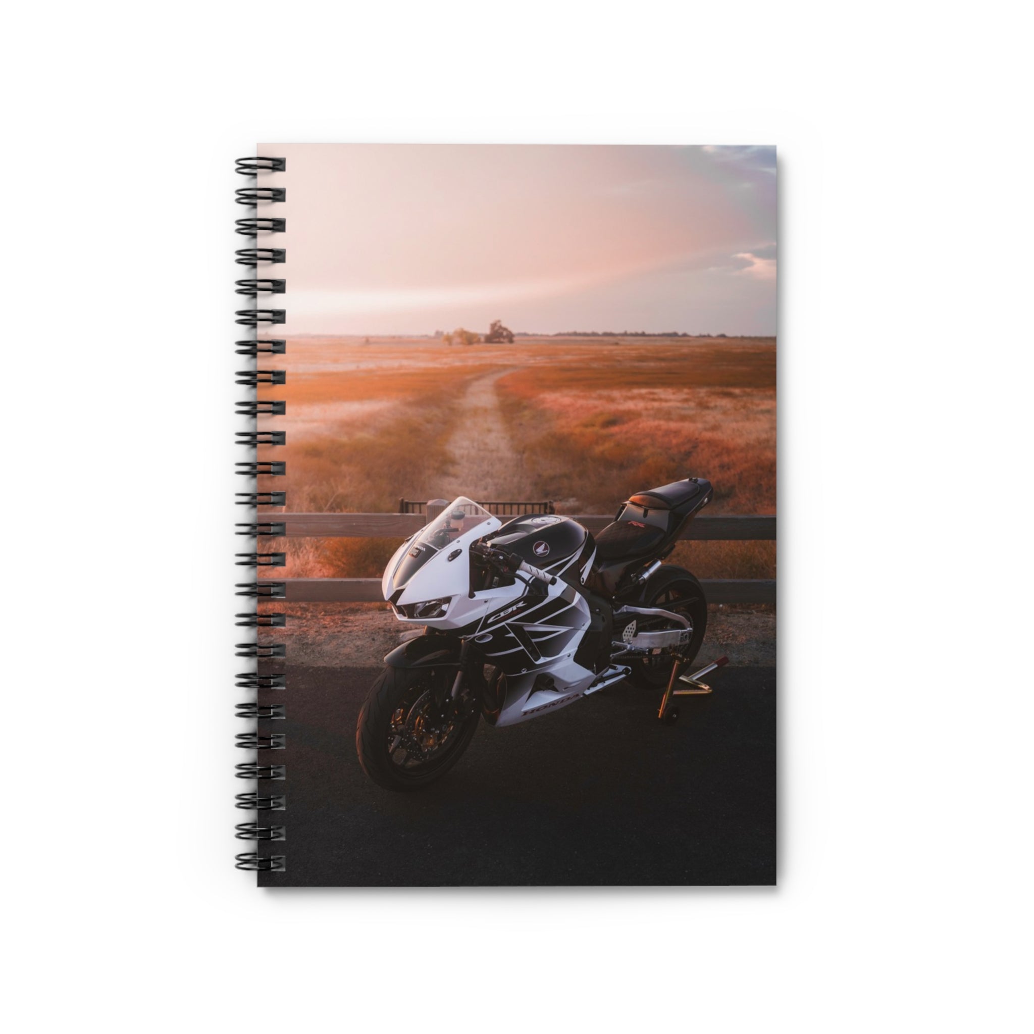 Honda CBR600RR Motorcycle Spiral Notebook #003 - Throttle Designs