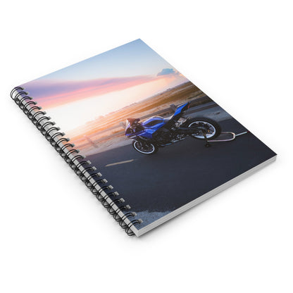 Yamaha R1 Motorcycle Spiral Notebook #003 - Throttle Designs