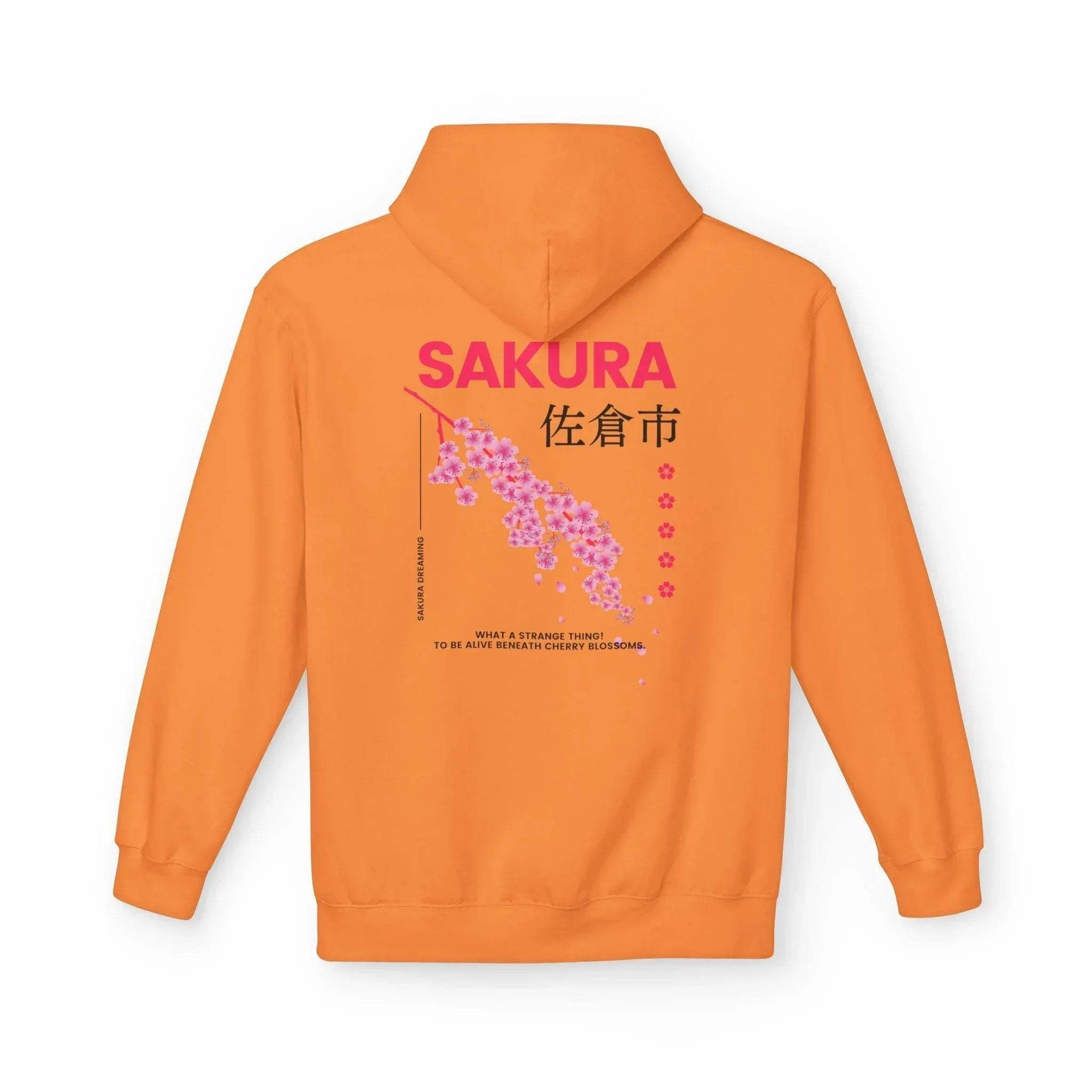 Cozy Sakura Blossom Fleece Hoodie for Ultimate Comfort