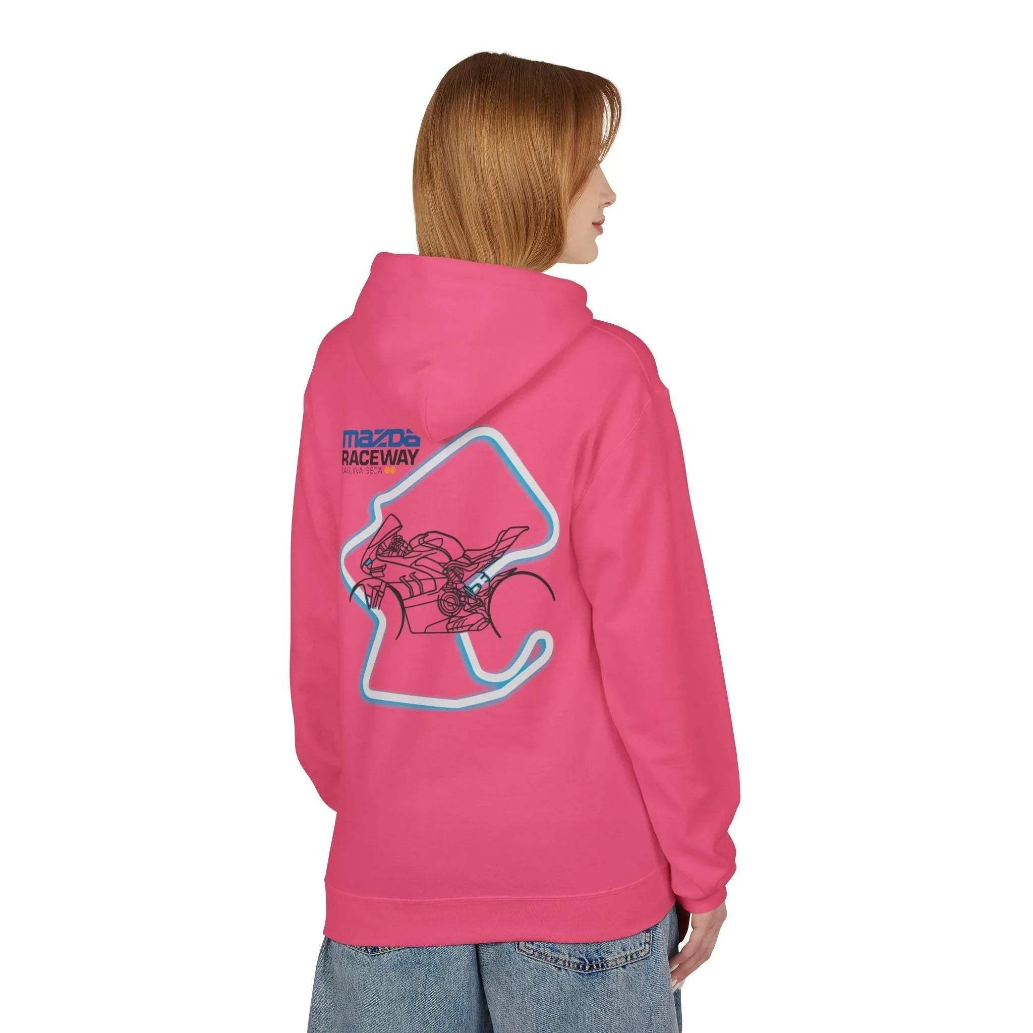 Ducati Panigale V4 SP Laguna Seca Fleece Hoodie - Stylish & Cozy