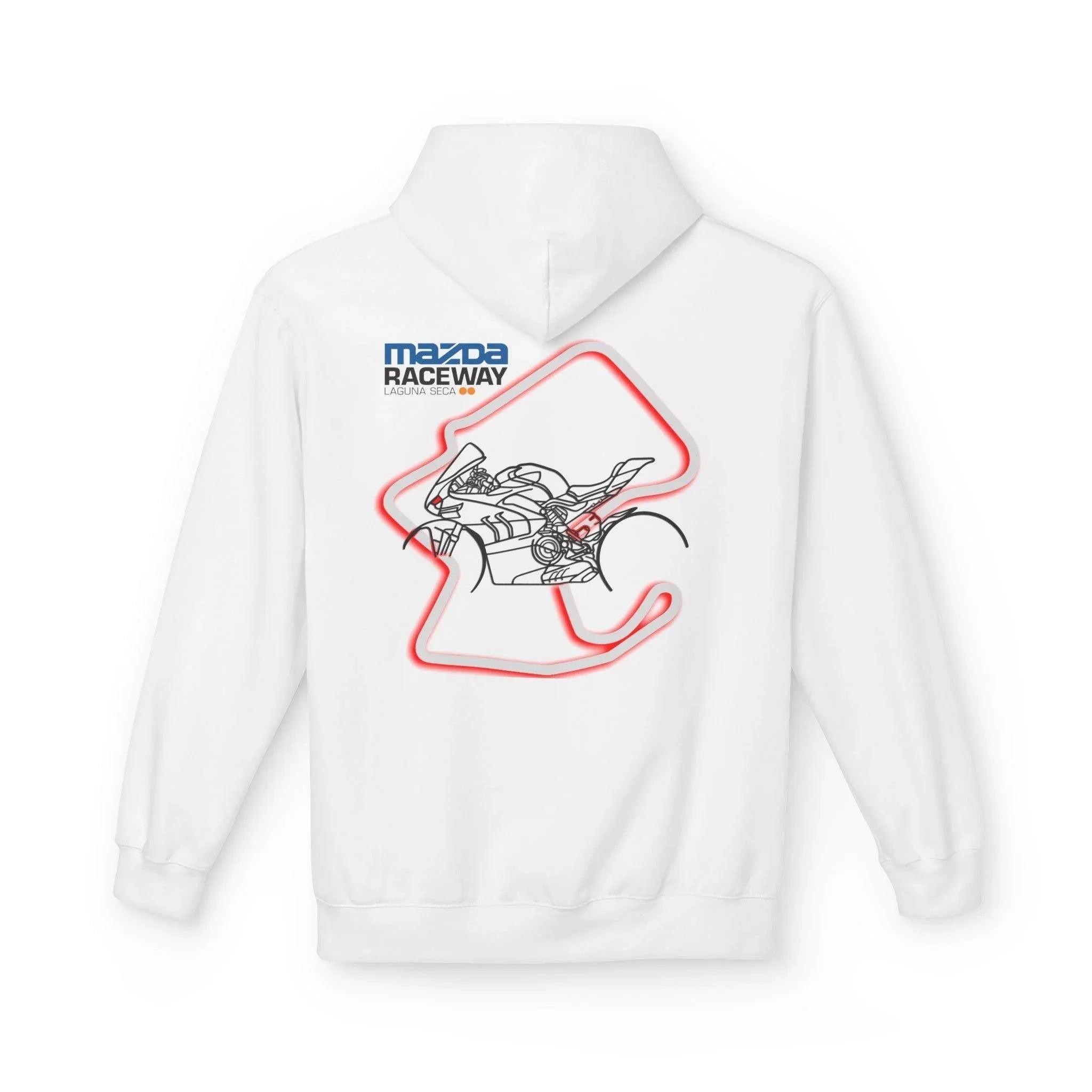 Ducati Panigale V4 SP Laguna Seca Hoodie - Red Edition for Comfort & Style