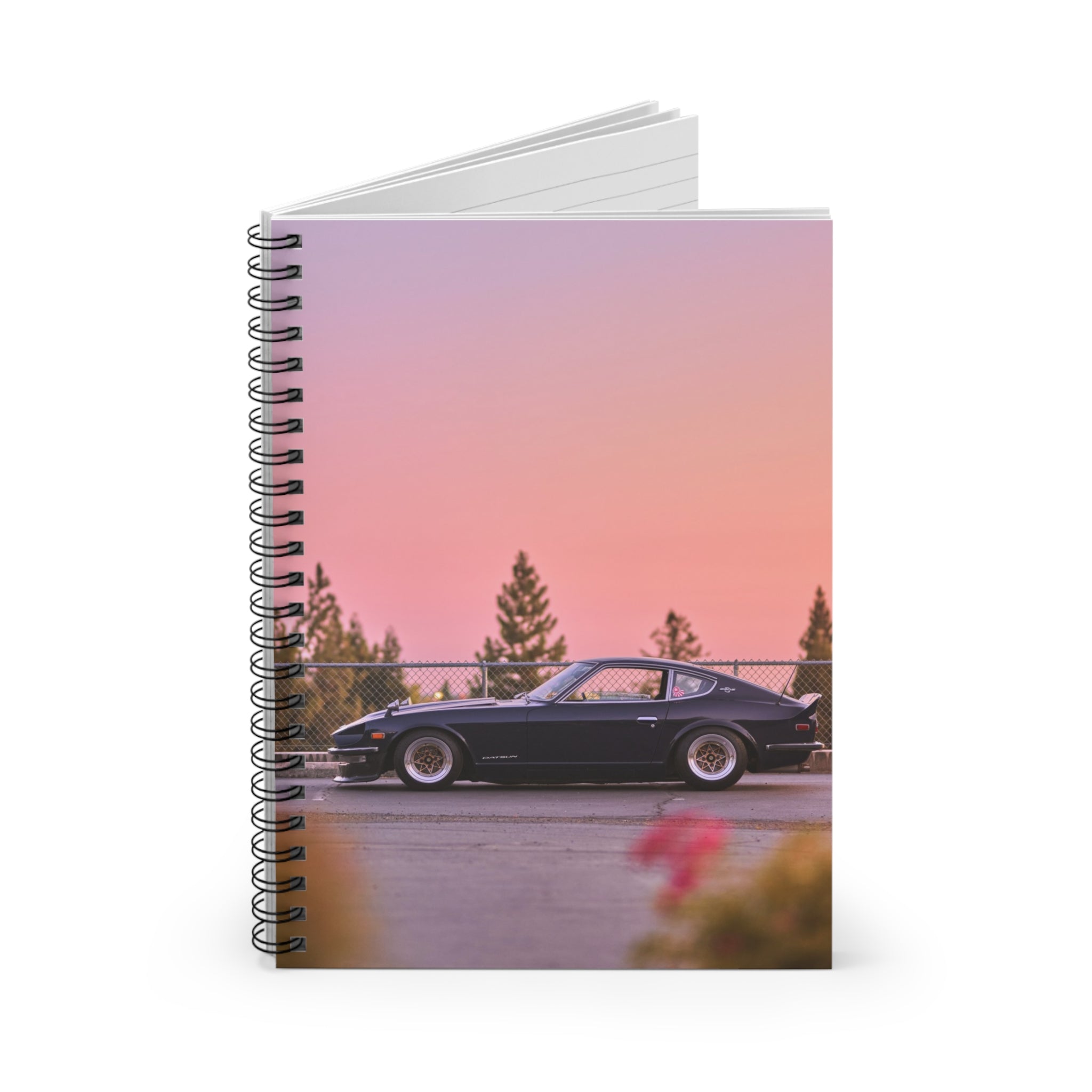 Nissan 240z Automotive Spiral Notebook #001 - Throttle Designs