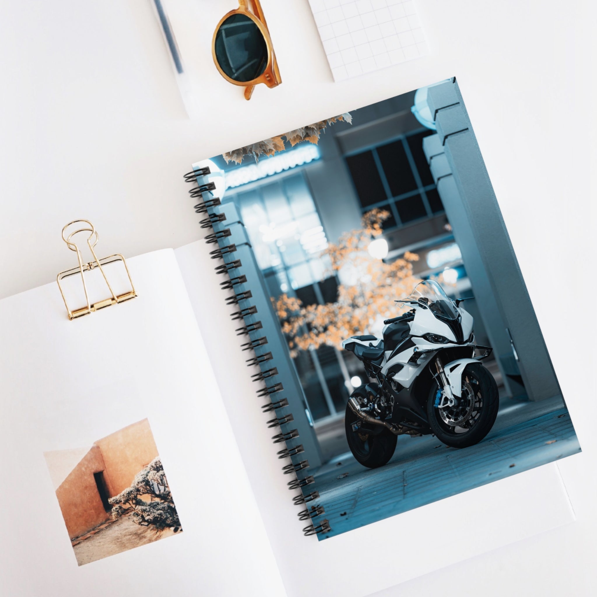 BMW S1000RR Motorcycle Spiral Notebook #075 - Throttle Designs