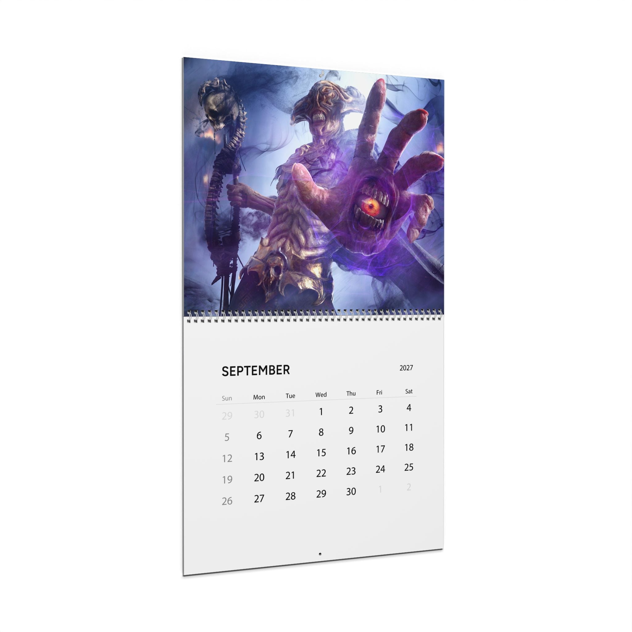 2027 Fantasy Illustration Wall Calendar – Epic Characters, Mystical Scenes & Fantasy Worlds