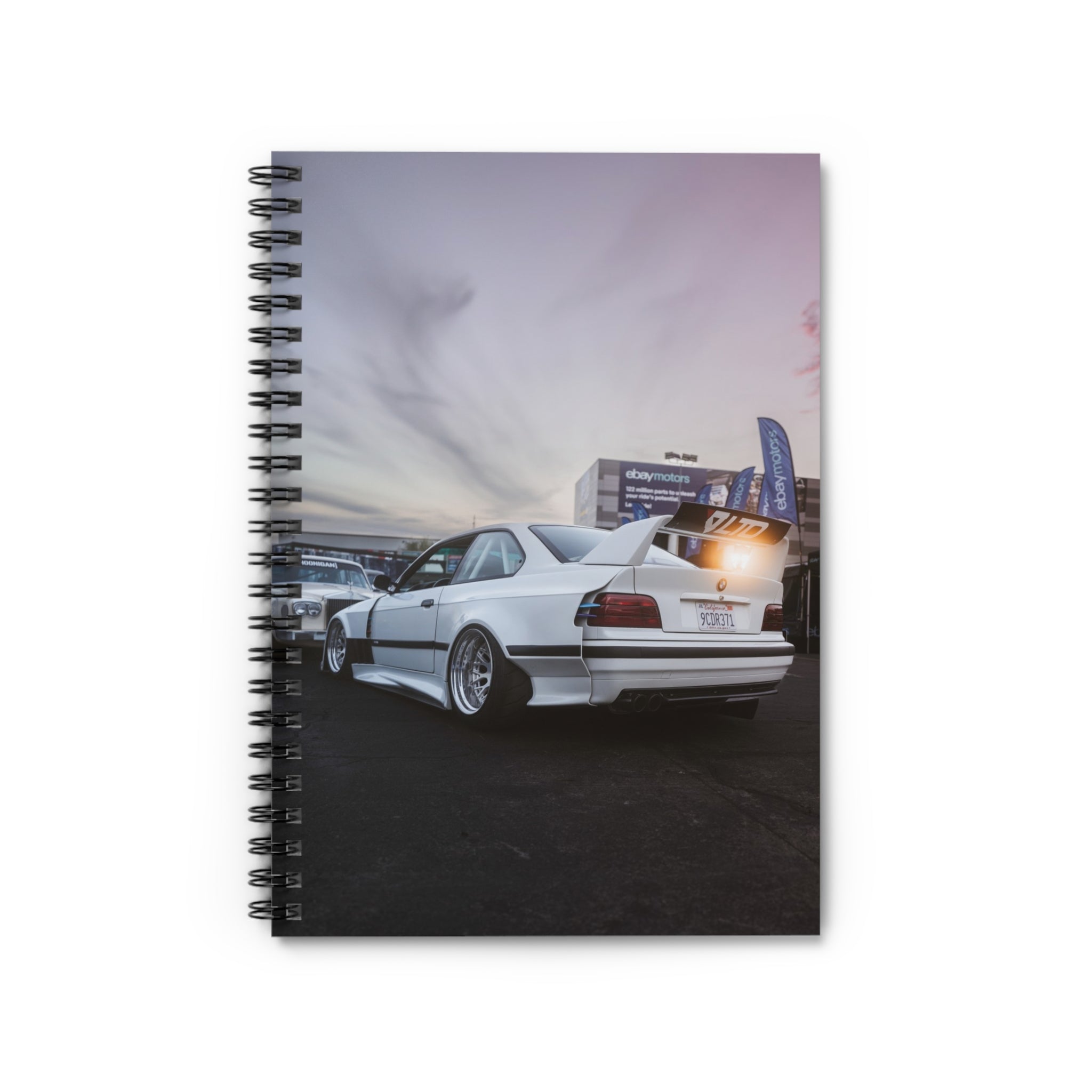 BMW E36 M3 Automotive Spiral Notebook #004 - Throttle Designs