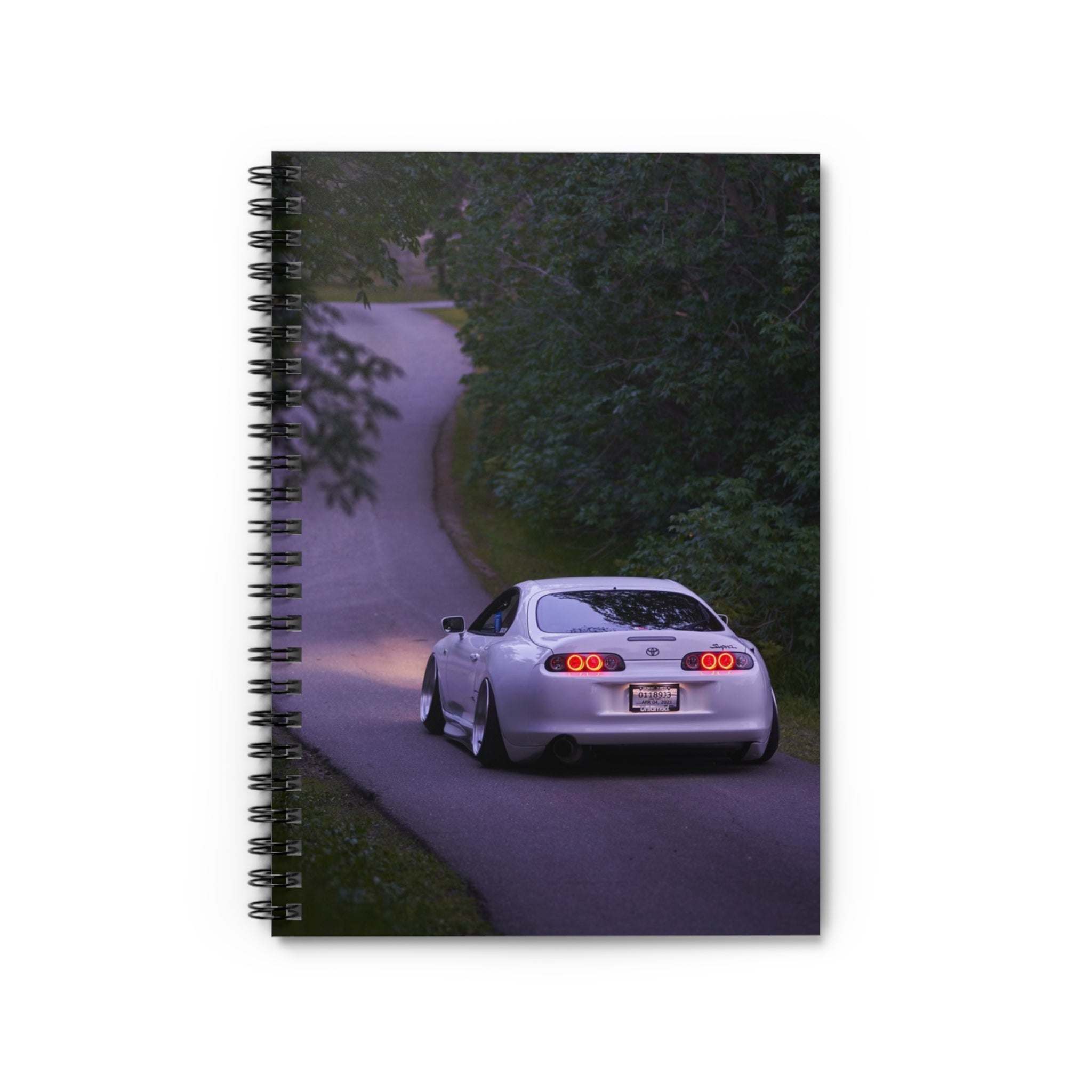 Toyota Supra Mk4 Automotive Spiral Notebook #010 - Throttle Designs