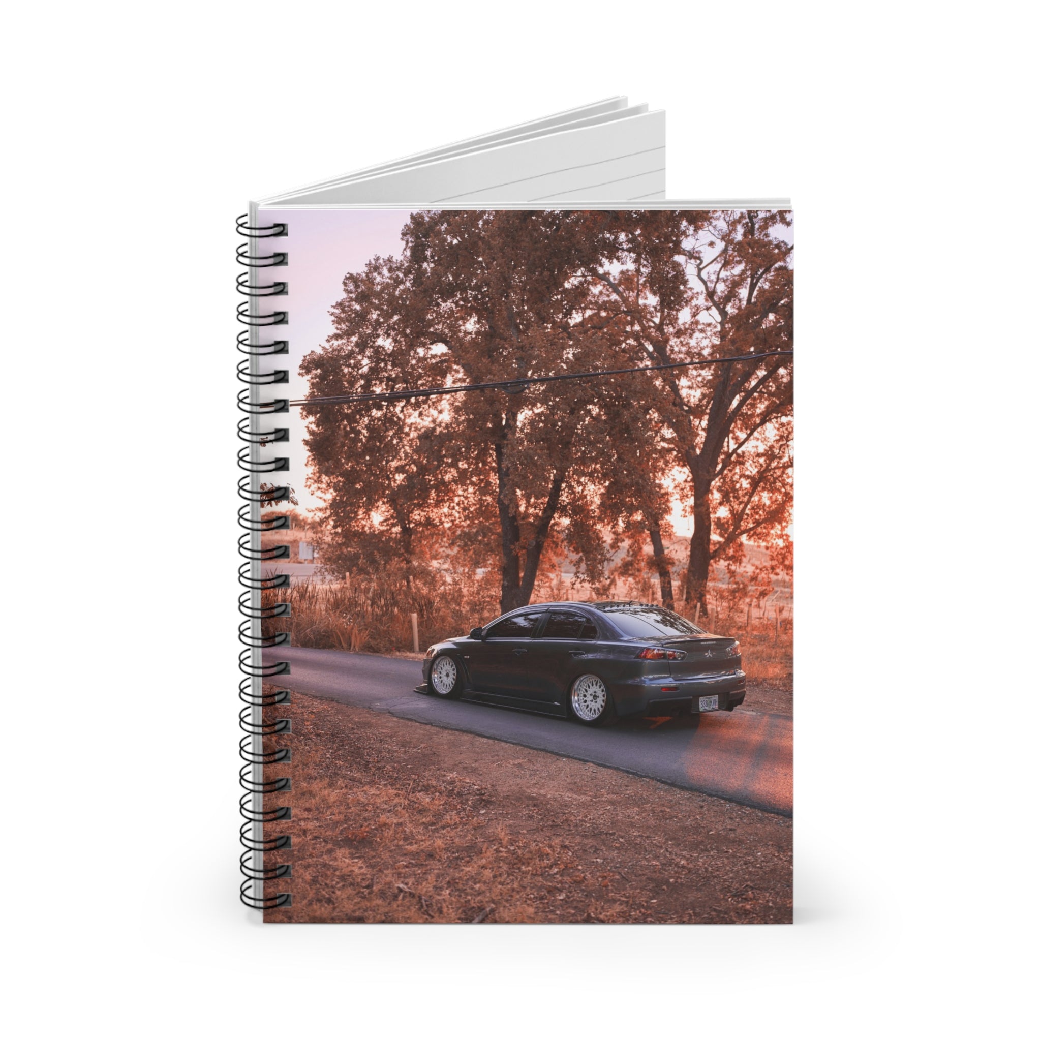 Mitsubishi Evo 10 Automotive Spiral Notebook #016 - Throttle Designs