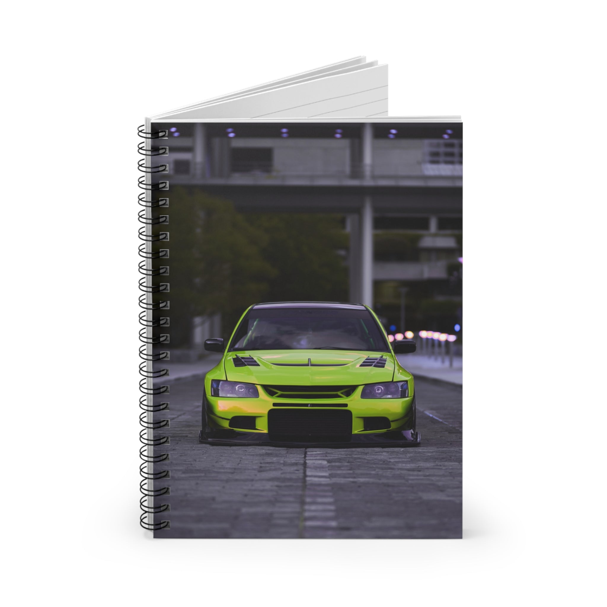 Mitsubishi Evo 9 Automotive Spiral Notebook #002 - Throttle Designs