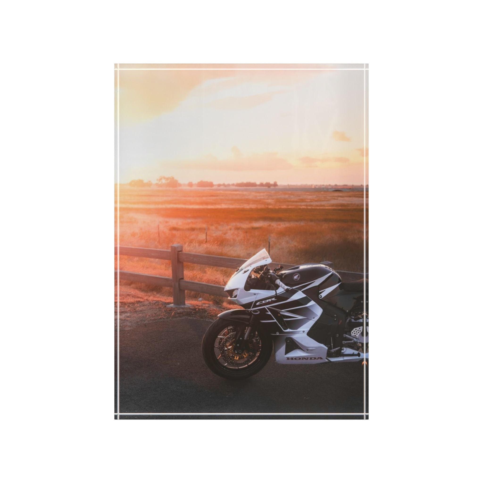 Honda CBR600RR Motorcycle Acrylic Photo Block #004 - Throttle Designs