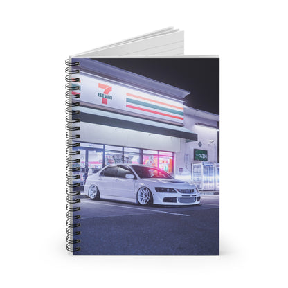 Mitsubishi Evo 8 Automotive Spiral Notebook #007 - Throttle Designs