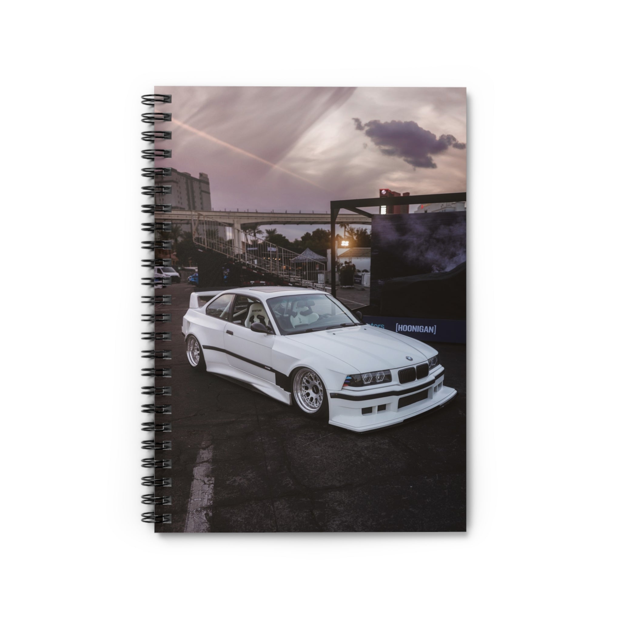 BMW E36 M3 Automotive Spiral Notebook #001 - Throttle Designs