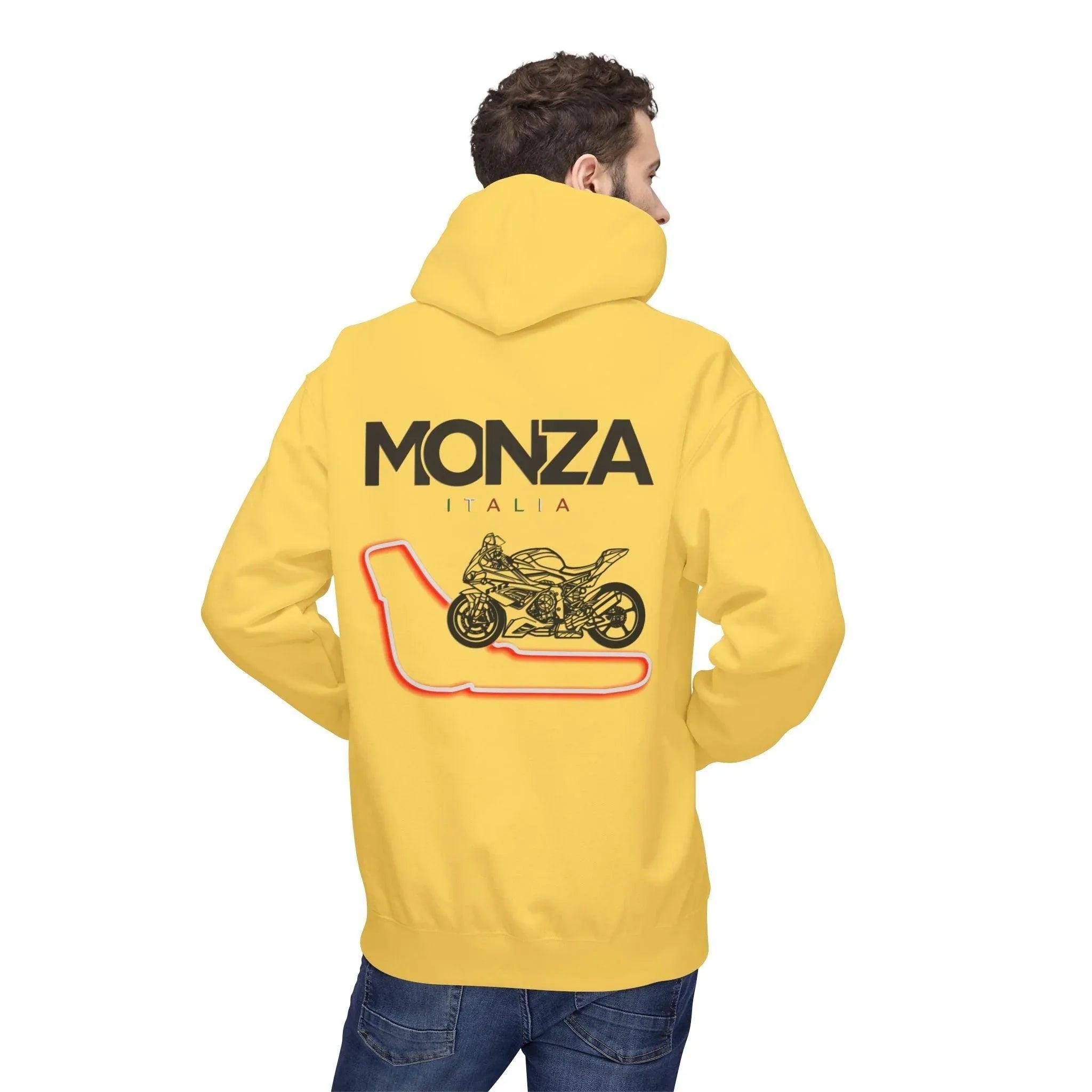 BMW Inspired S1000RR Monza Italia Fleece Hoodie Red Edition for Riders
