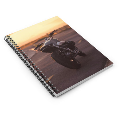 BMW R Nine T Motorcycle Spiral Notebook #002 - Throttle Designs