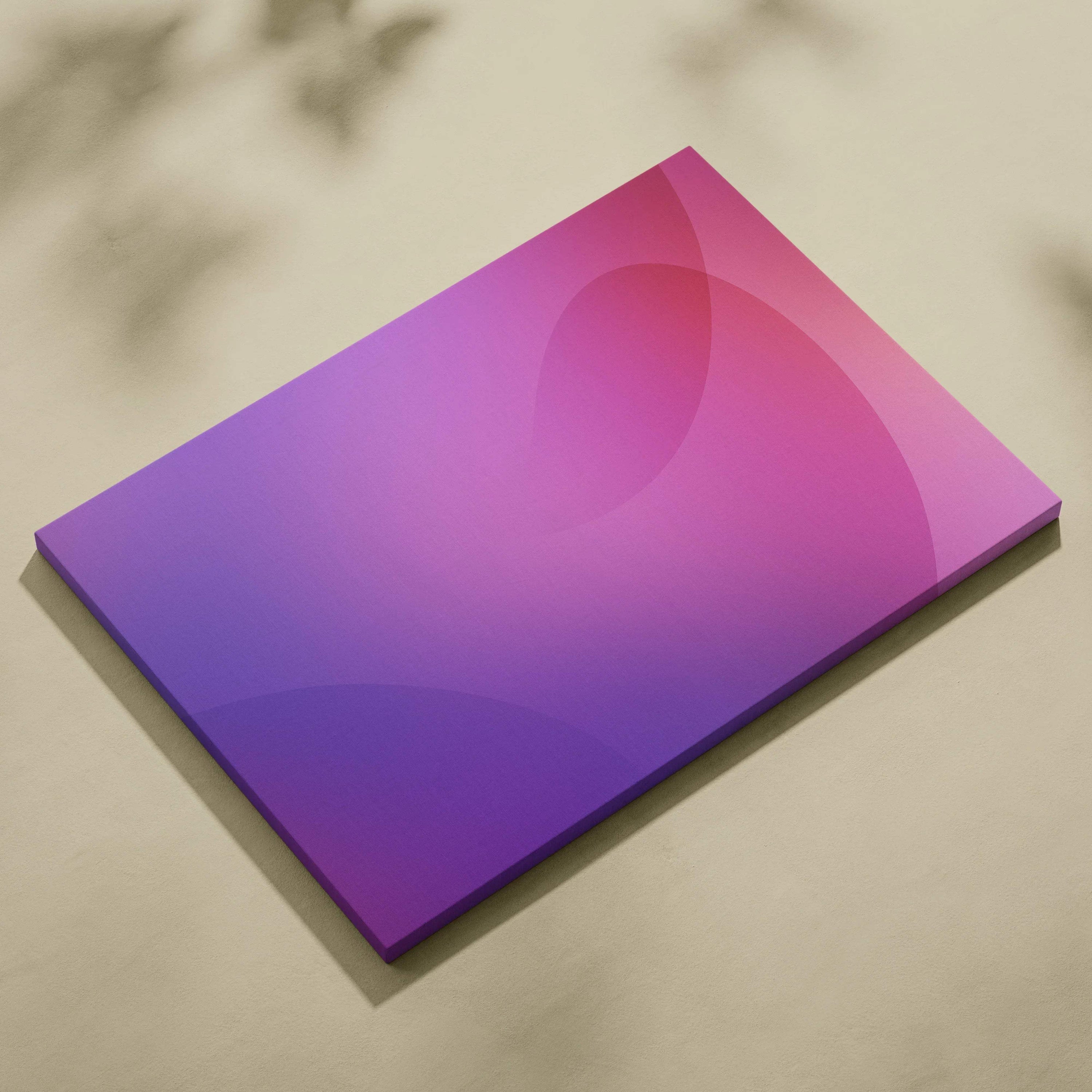 Abstract digital canvas art with smooth gradients blending pink, purple, and red tones.