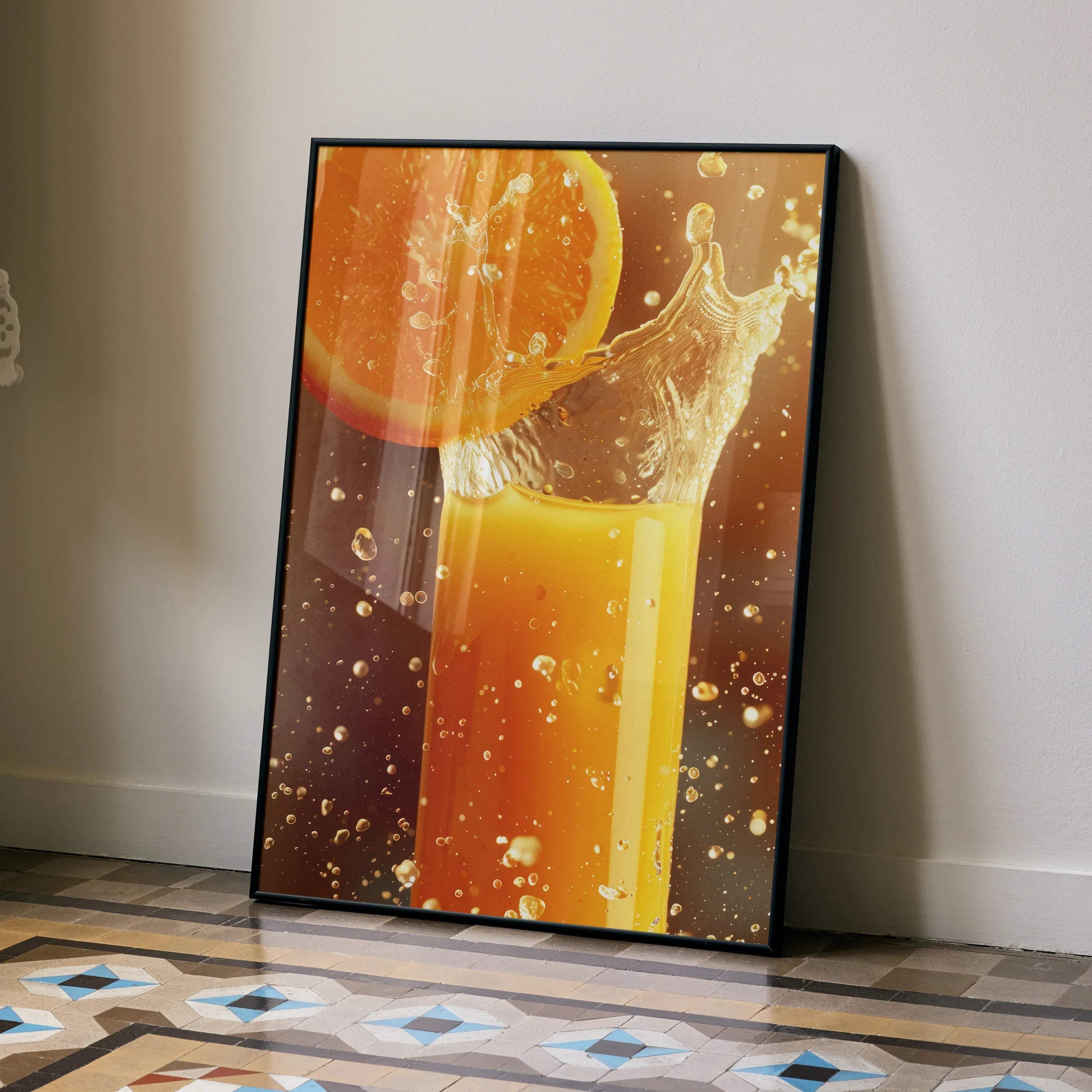 Vibrant Nature Fresh Food Wall Art Poster | Vertical - Throttle Designs