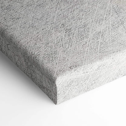 Gray textured canvas wall art print with subtle fibrous pattern inspirational discipline and success mindset design