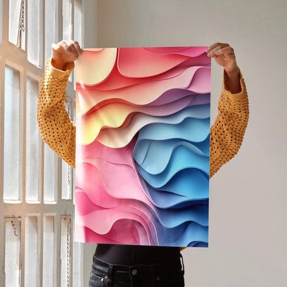 Watercolor Style Cherry Blossom Nature Wall Art Poster | Vertical - Throttle Designs