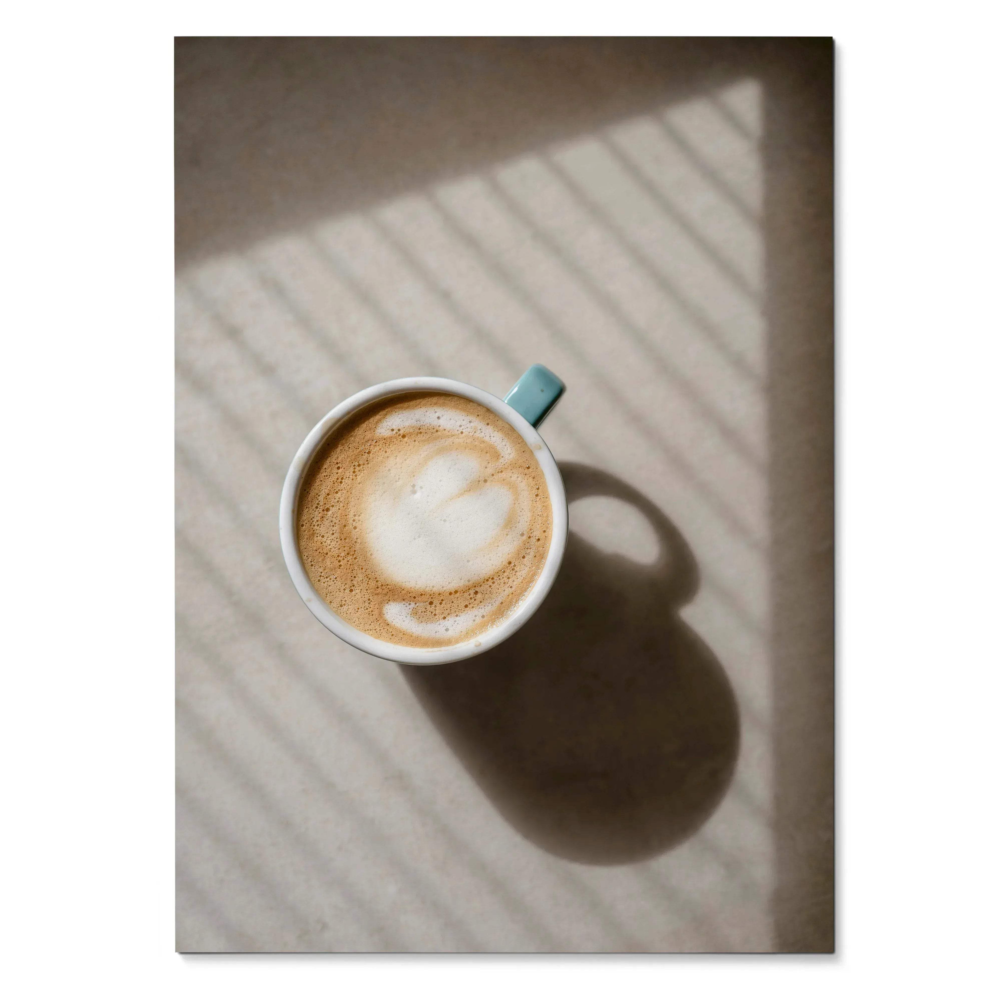 Morning Coffee Art Print Poster for Wall Decor | Vertical - Throttle Designs