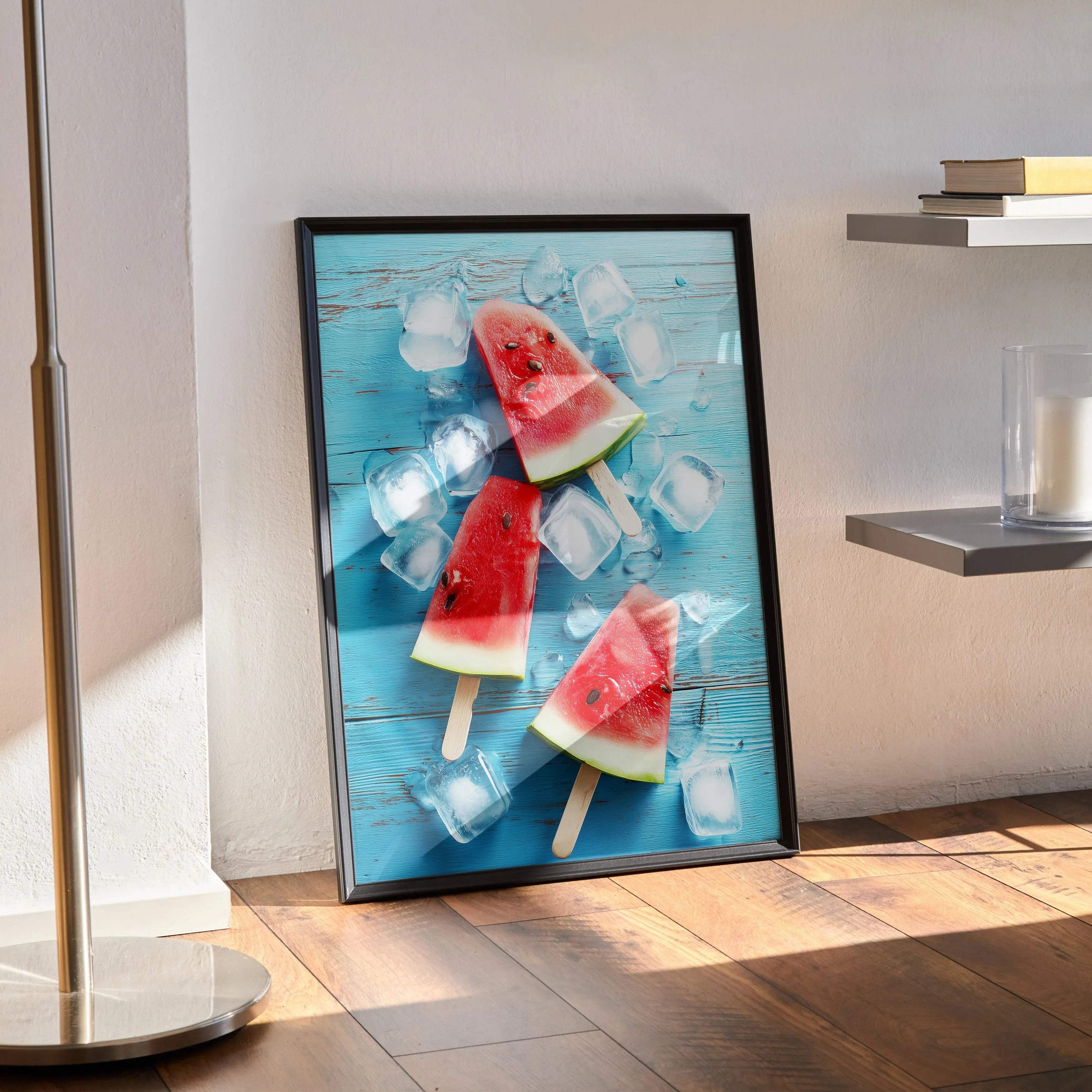 Vibrant Food Digital Art Poster Print Deco | Vertical - Throttle Designs