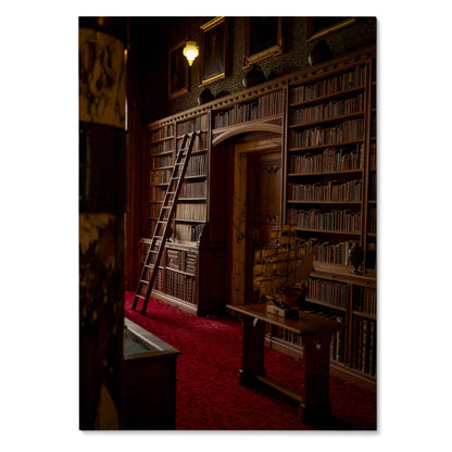 Serene Nature Wall Art Poster for Book Lovers | Vertical - Throttle Designs