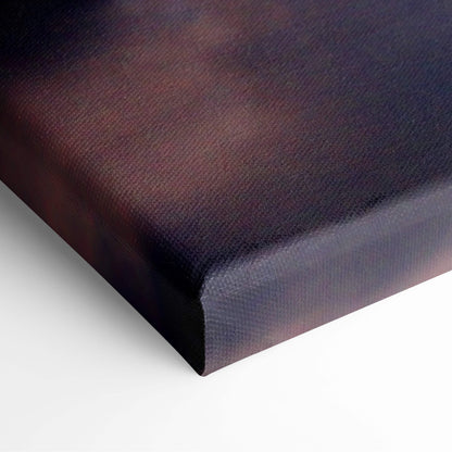 Dark brown canvas print with textured slightly glossy finish inspirational dream big motivational wall art decor