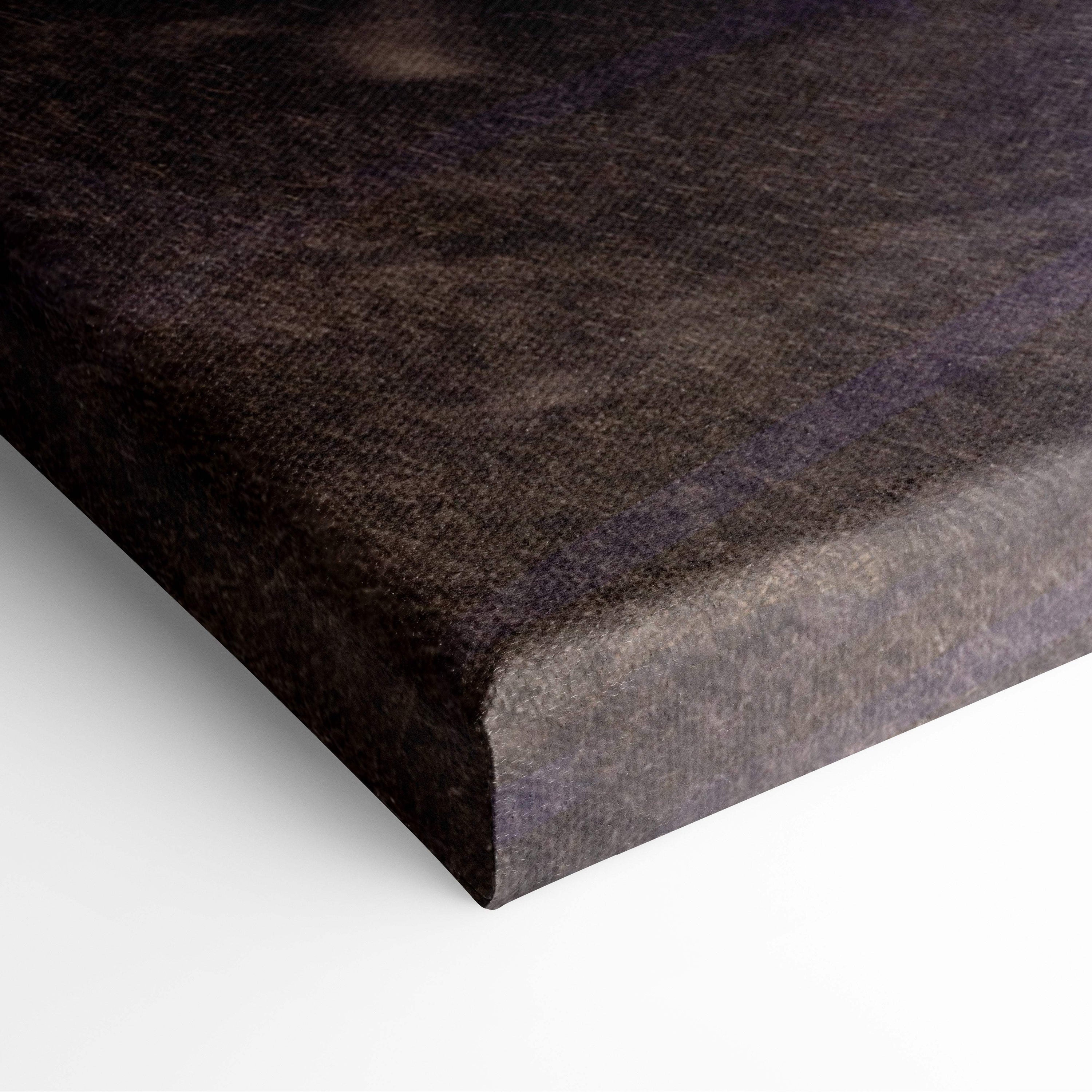 Dark brown textured canvas with subtle mottled finish for mystic desert warrior fantasy assassin wall art