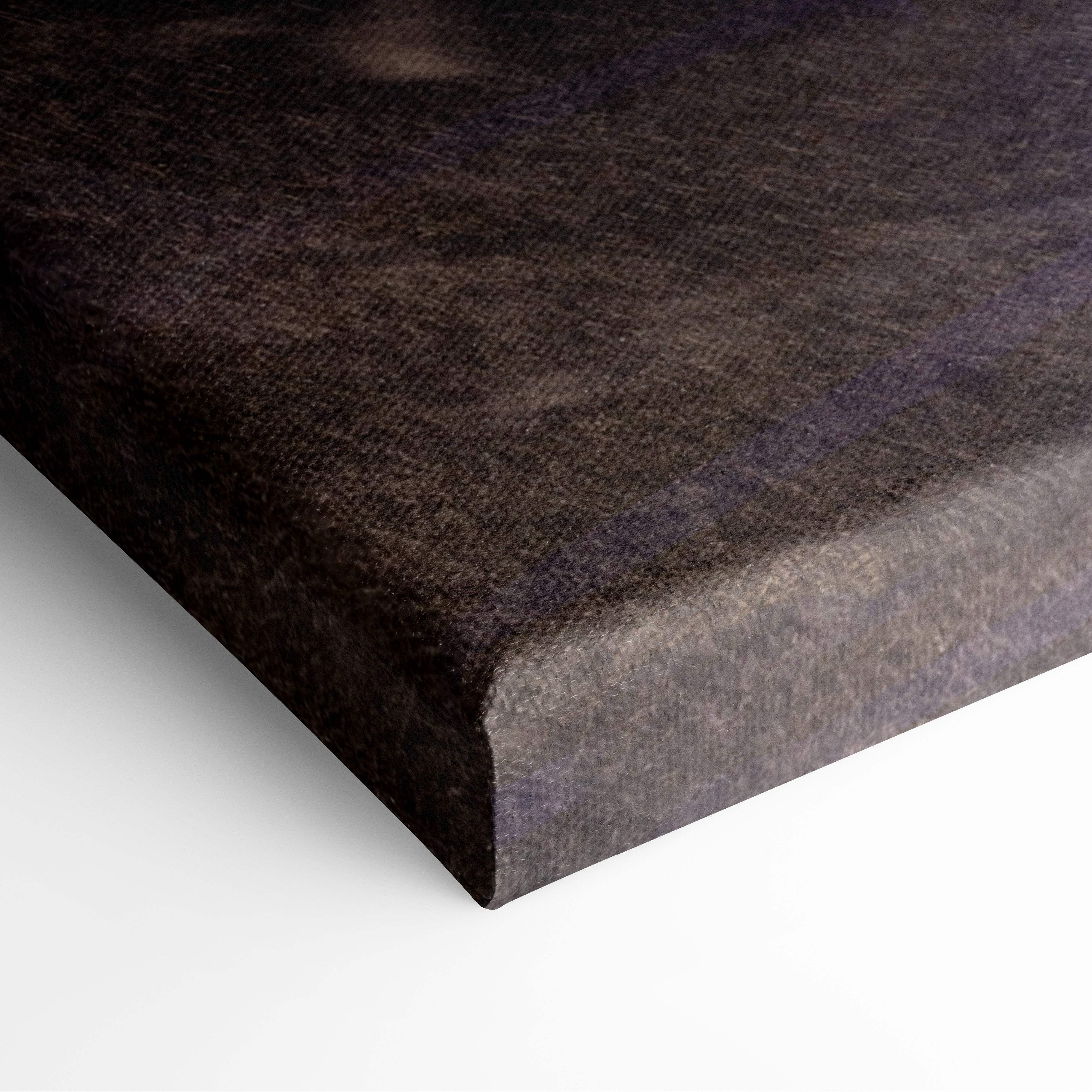 Dark brown textured canvas with subtle mottled finish for mystic desert warrior fantasy assassin wall art