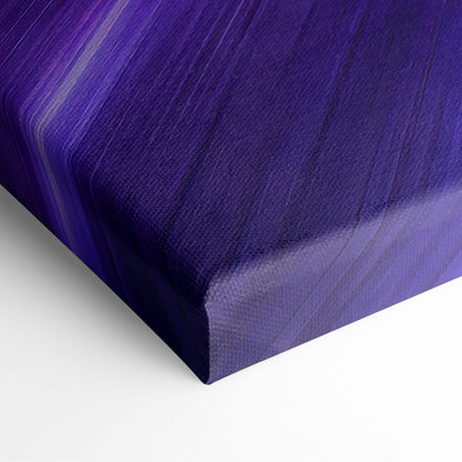 Purple abstract canvas art with textured brushstroke patterns for neon speed supercar futuristic wall decor