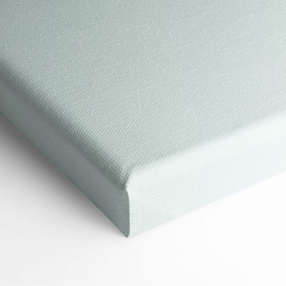 A light blue textured canvas with woven fabric surface and raised edges from contemporary brain plug canvas wall art