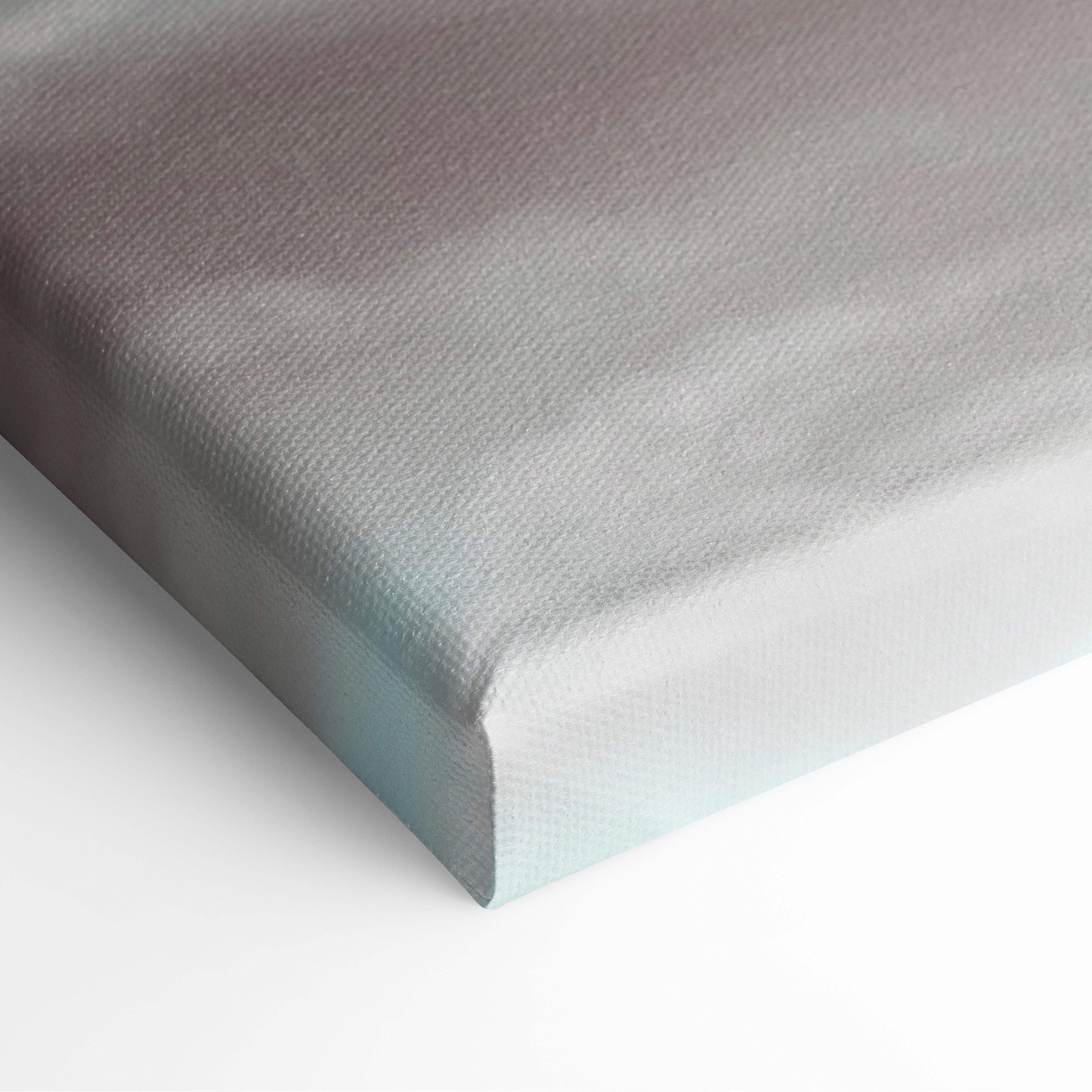 Contemporary flying books canvas wall art with soft gray to light blue gradient for modern kids room decor