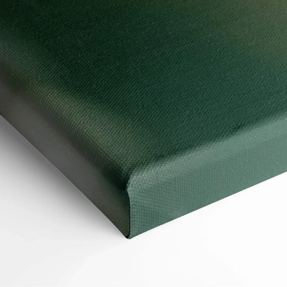 Dark green textured canvas back of Soft Focus Almond Blossom wall art