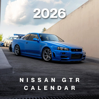 2026 Car Calendar - Nissan GTR Edition