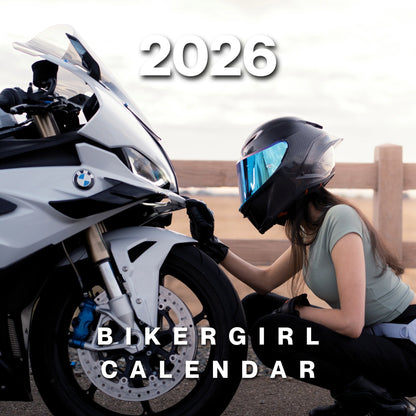 2026 Biker Girl Motorcycle Calendar