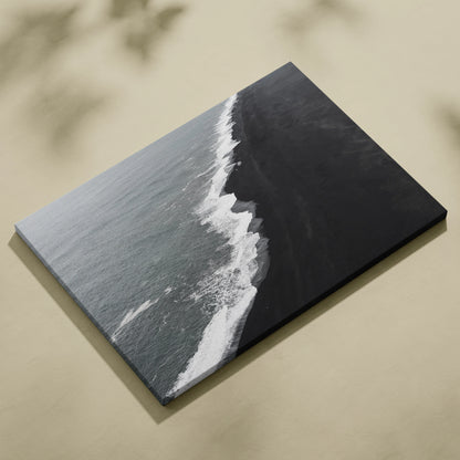 Stunning Iceland Black Sand Beach Canvas Wall Art For Home Decor