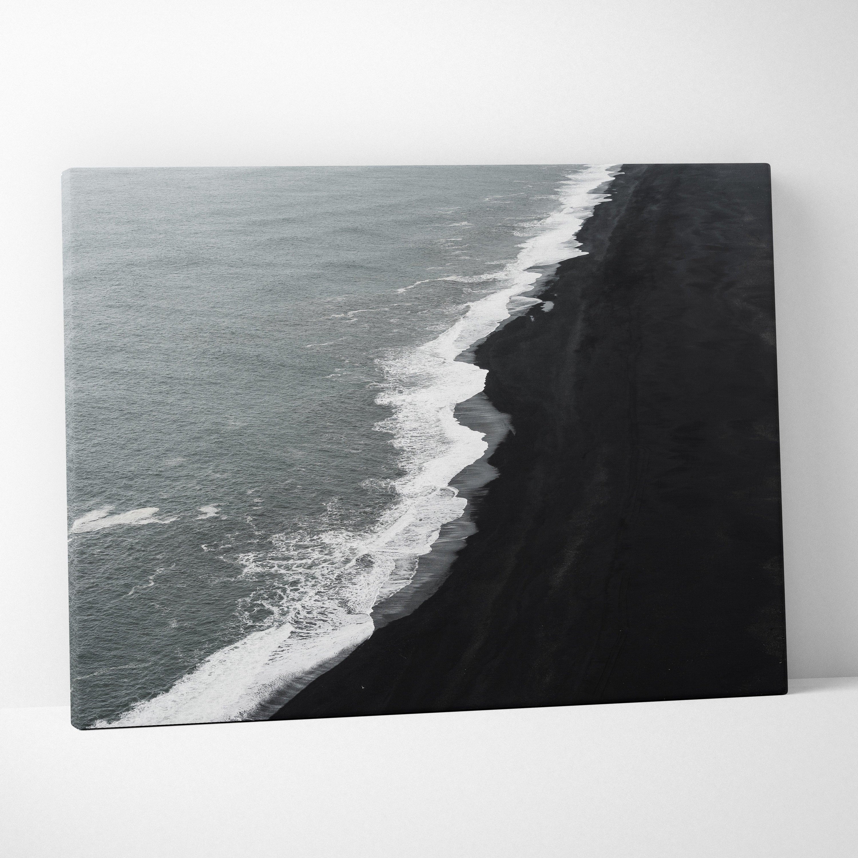 Stunning Iceland Black Sand Beach Canvas Wall Art For Home Decor