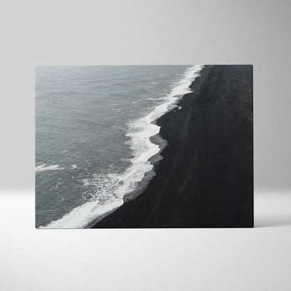 Stunning Iceland Black Sand Beach Canvas Wall Art For Home Decor