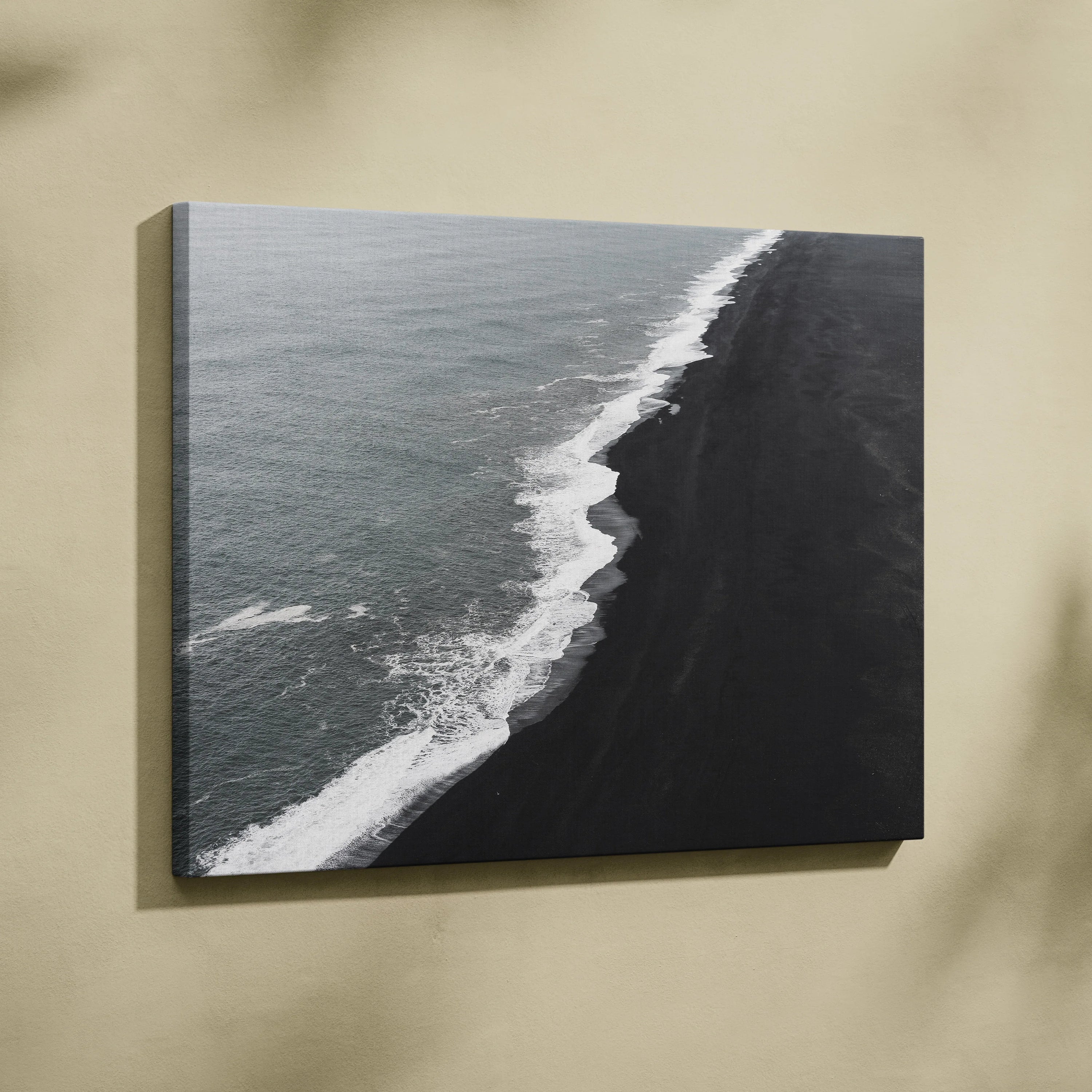 Stunning Iceland Black Sand Beach Canvas Wall Art For Home Decor