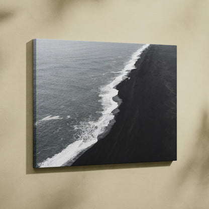 Stunning Iceland Black Sand Beach Canvas Wall Art For Home Decor