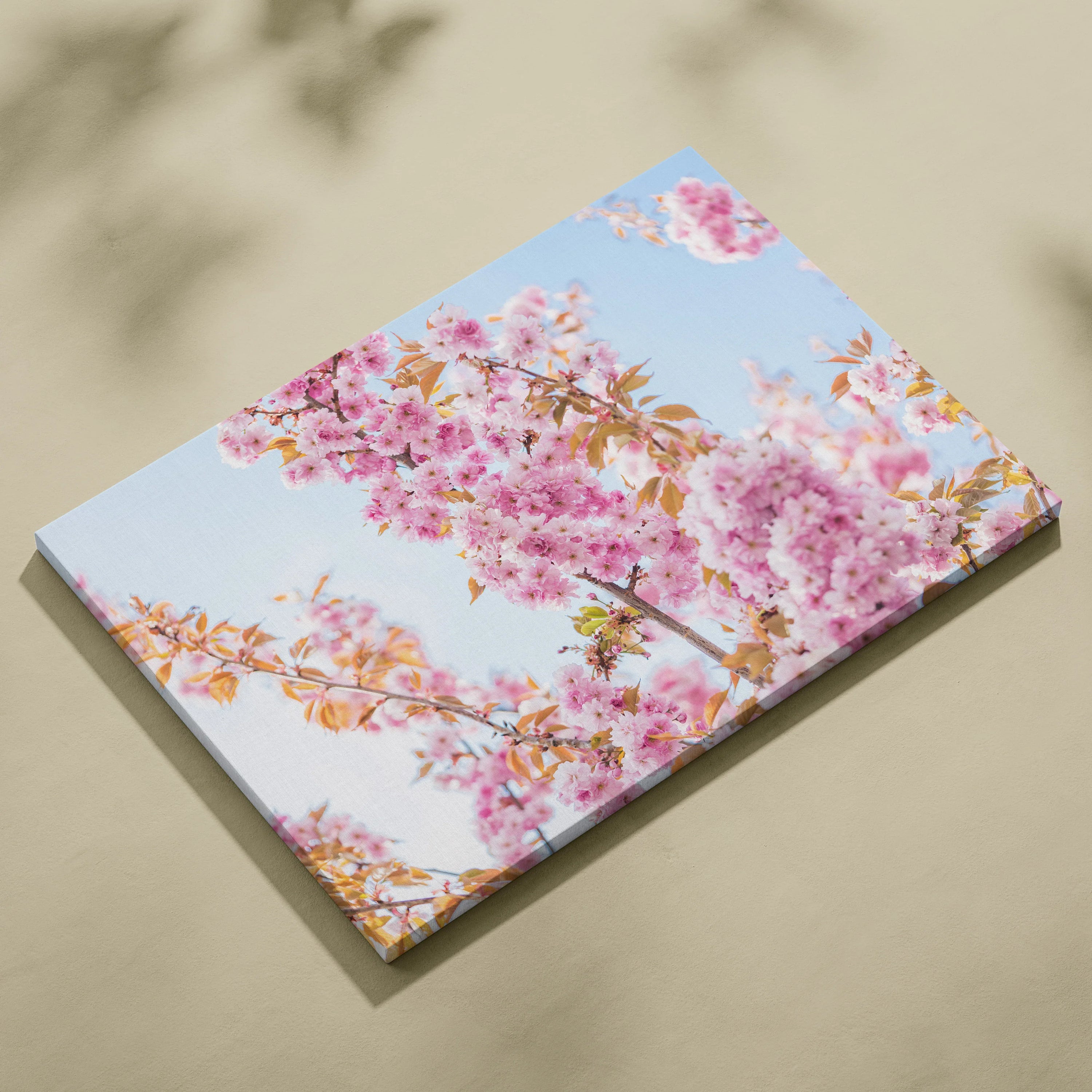 Stunning Cherry Blossom Canvas Wall Art Print with Floral Design Design Inspired by Spring Blooming Petals