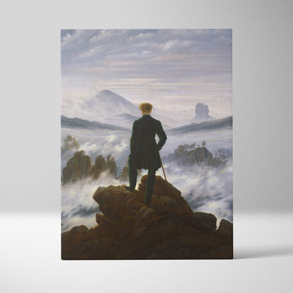 Wanderer Above the Sea of Fog by Caspar David Friedrich canvas print