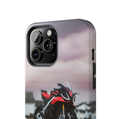 Aprilia RSV4 1100 Factory Motorcycle iPhone Case and Galaxy Phone Case #004 - Throttle Designs