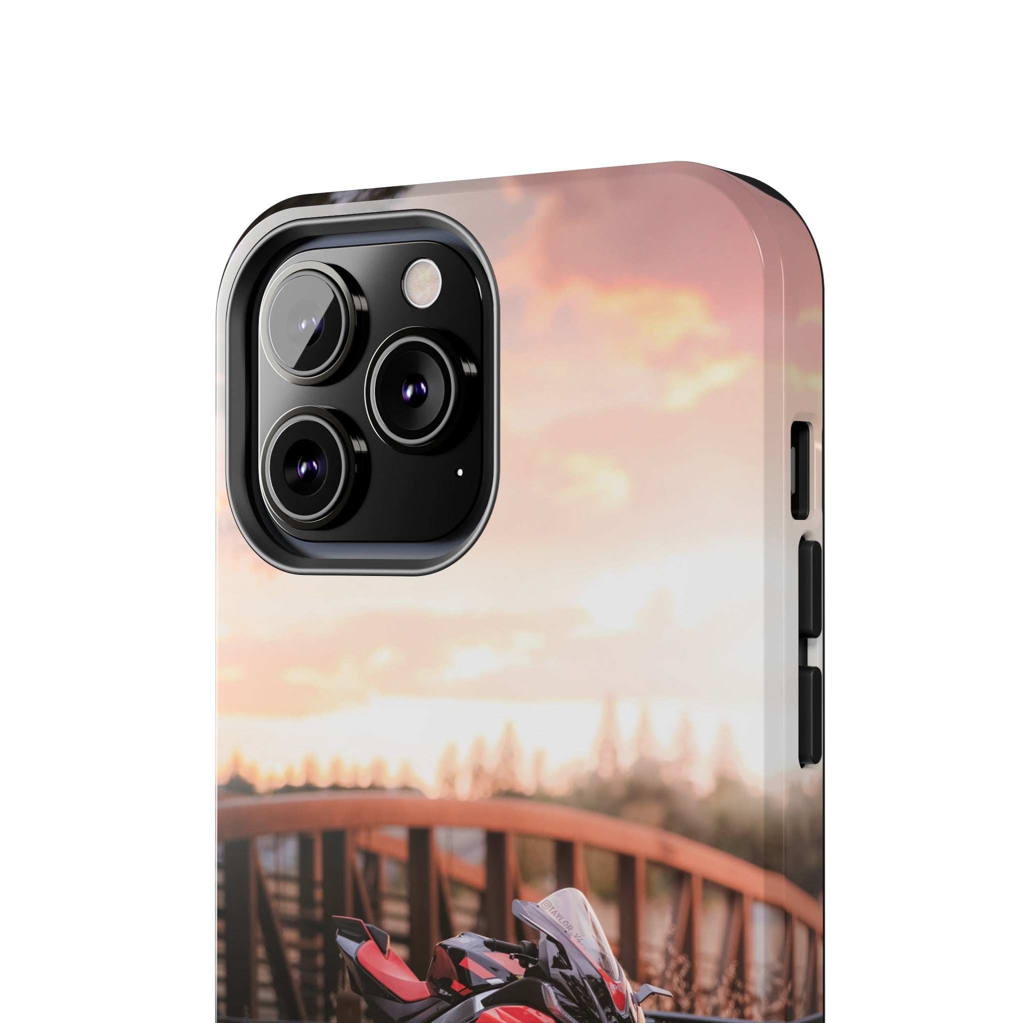 Aprilia RSV4 1100 Factory Motorcycle iPhone Case and Galaxy Phone Case #009 - Throttle Designs