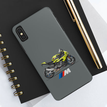 BMW M1000RR 50 Years Anniversary Motorcycle iPhone Case and Galaxy Phone Case #001 - Throttle Designs