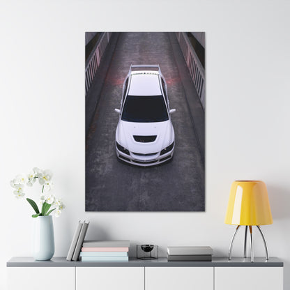 Mitsubishi Evo 8 Automotive Wrapped Canvas Print #001 - Throttle Designs