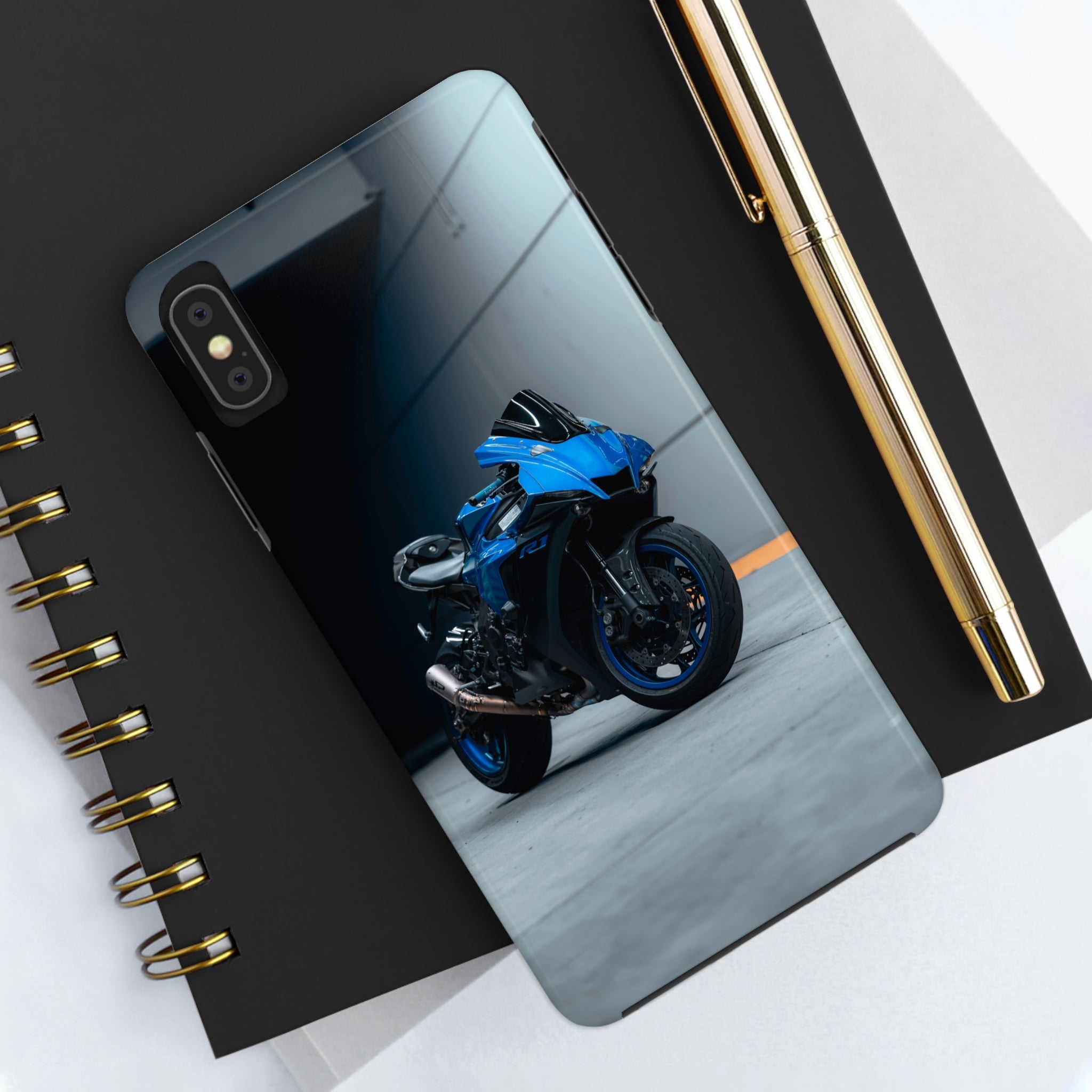 Yamaha R1 Motorcycle iPhone Case and Galaxy Phone Case #002 - Throttle Designs